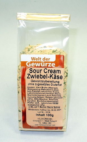 Dipp Sour Cream Zwiebel Käse