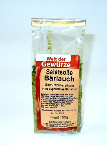 Salatsoße "Bärlauch"