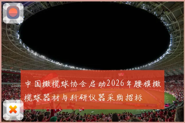 中国橄榄球协会启动2026年腰旗橄榄球器材与科研仪器采购招标