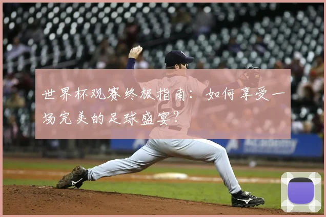 世界杯观赛终极指南：如何享受一场完美的足球盛宴？