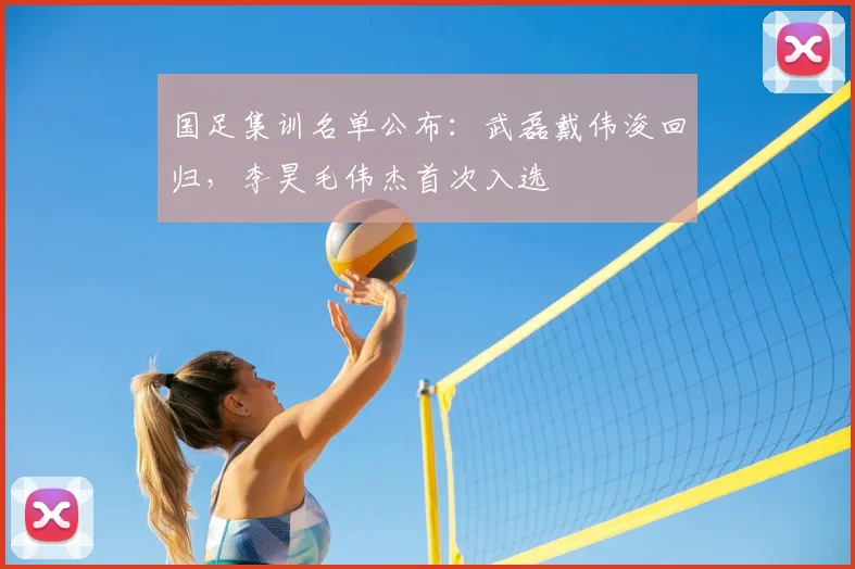 国足集训名单公布:武磊戴伟浚回归,李昊毛伟杰首次入选